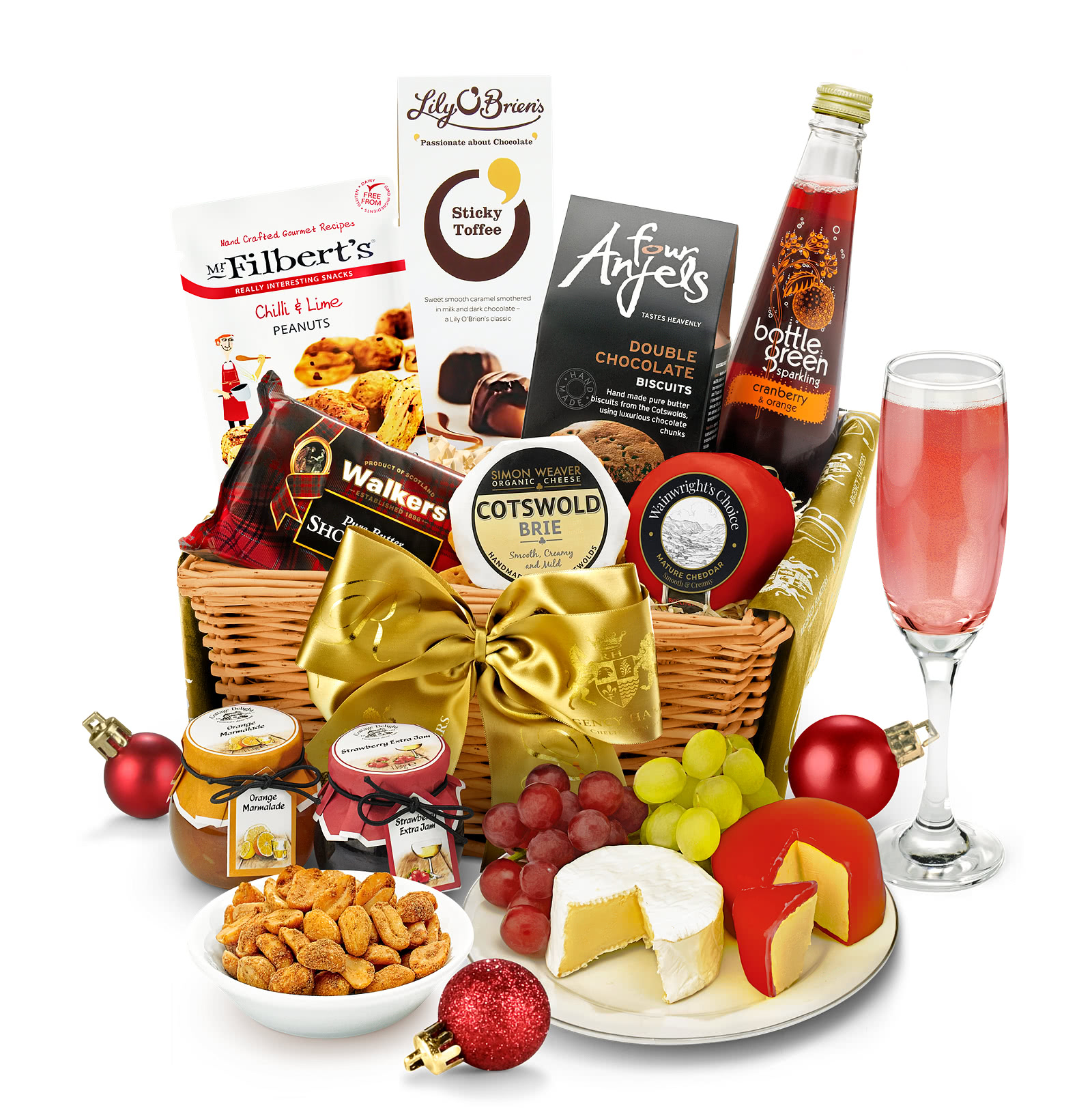 Silent Night Hamper With Alcohol Free Pressé Regency Hampers